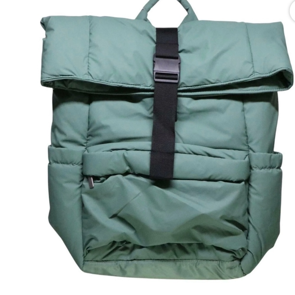 NWT Open Story Puffer Backpack - Green
